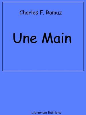 cover image of Une Main
